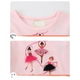 thumbnail image 3 of Emy Dola Toddler Girl's Casual Short Sleeve Tutu Skater Princess Tulle Dress 2-7T Kids Easter Party Dresses - 1Pcs Dancegirl, 3 of 6