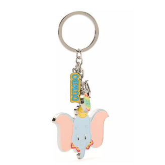 Disney Parks Dumbo Plush Keychain With Feather Charm New With Card