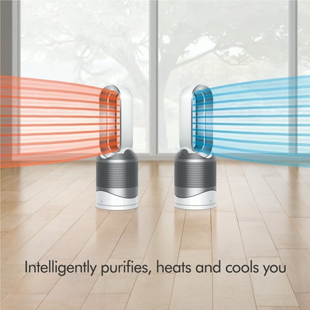 Dyson - HP01 Pure Hot + Cool Air Purifier, Heater and Fan - White/Silver