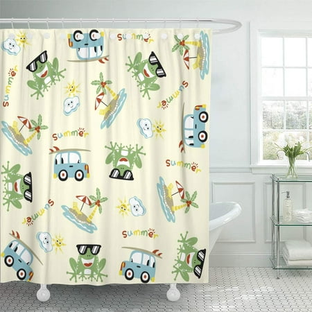 Yusdecor Toy Vector Cartoon Seamless Pattern Summer Cute Frog Seamless Pattern Summer Cute Frog