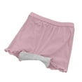 thumbnail image 6 of Lenpel Bike Shorts for Girls Toddler Soft Comfy Elastic Waist Ruffle Hem Under Dress Shorts Boxer Dance Shorts, 6 of 6