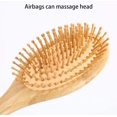 thumbnail image 2 of Conjunto de Peine, Cepillo para el cabello con cerdas de masaje y peine de dientes planos para mujeres y hombres, ideal para todo tipo de peinado, 2 of 4