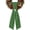 Green, variant on Green Floral Wreath Sash for Front Door, Vintage Farmhouse Flowers Vines Art Decorative Sash for Wreath, Garland Ribbon Accessories for Party Yard Doorway Porch Wall Indoor Outdoor Decor