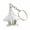 B, variant on Keychain Realistic Fighter Jet Design Key Chain Lightweight Portable Streamlined Aircraft Keyring Multifunctional Bag Charm Daily Accessories