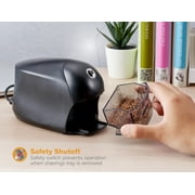 Bostitch QuietSharp Executive™ Electrical Plug-in Pencil Sharpener Includes Easy Clean Tray and Cord