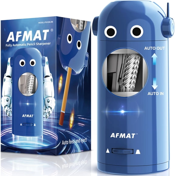 Sacapuntas eléctrico AFMAT Robot para lápices de colores