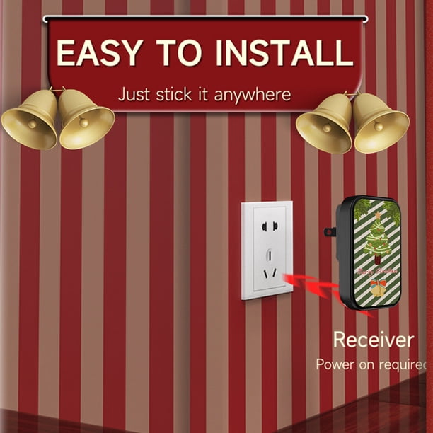 Self-generating Christmas Doorbell Home Battery- Wireless Doorbell