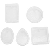 JeashCHAT 1Set Pendant Silicone Resin Silicone Mould Handmade Tool Epoxy Resin Molds
