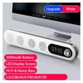 thumbnail image 2 of Wireless Speaker Bluetooth-Compatible 5.0 Home Theater Stereo Support Alarm Clock Desktop PC Computer SoundBar ,High Sound, 2 of 6