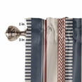 thumbnail image 5 of Red Blue Beige Kitchen Valances for Windows 42x12 Inch Kitchen Curtains Valances Rod Pocket Boho Retro Colorful Abstract Striped Bathroom Window Valances for Window Treatment Decor, 5 of 6