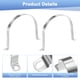 thumbnail image 2 of Uxcell 5-Pack Abrazaderas de Conducto, 6-3/4" Correa Rígida de Acero Inoxidable 304 M170 Abrazaderas de Soporte para Plomería, 2 of 7