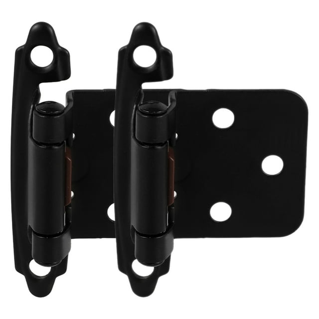 Miangastore Black Hinge For Self Closing Cabinet 2Pcs 2.75X1.77X0.79In