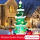 thumbnail image 1 of Decoraciones inflables navideñas para exteriores, árbol de Navidad inflable de 7 pies con luces LED integradas, decoraciones navideñas inflables, 1 of 3