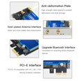thumbnail image 5 of Tarjeta Wifi Pci-E Bt4.0 Para Macos Windows 7/8/10/11 802.11A/G/N/Ac Adaptador De Red Pci-E Pci Compatible Con Mac Wi-Fi Airdrop Handoff Instant Hotspot Macos Mimo Mac Os X Compatible De Forma Nativa, 5 of 5