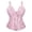 Pink, variant on for Women Elegant Corset Top Lace Up Bustier for Gothic Bodice Shapewear Timeless Fashion Corset Bustier Garment for Seasonal Home Leisure Pink XS