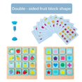 thumbnail image 3 of Arrivel Montessori Toy Children Puzzle Board Game Memory Chess Wooden Learning Toys Training Concentration Toy For Children, 3 of 8
