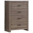 thumbnail image 2 of Cterwk 4 Drawer Dresser for Living Room, Bedroom, Brown, 2 of 10