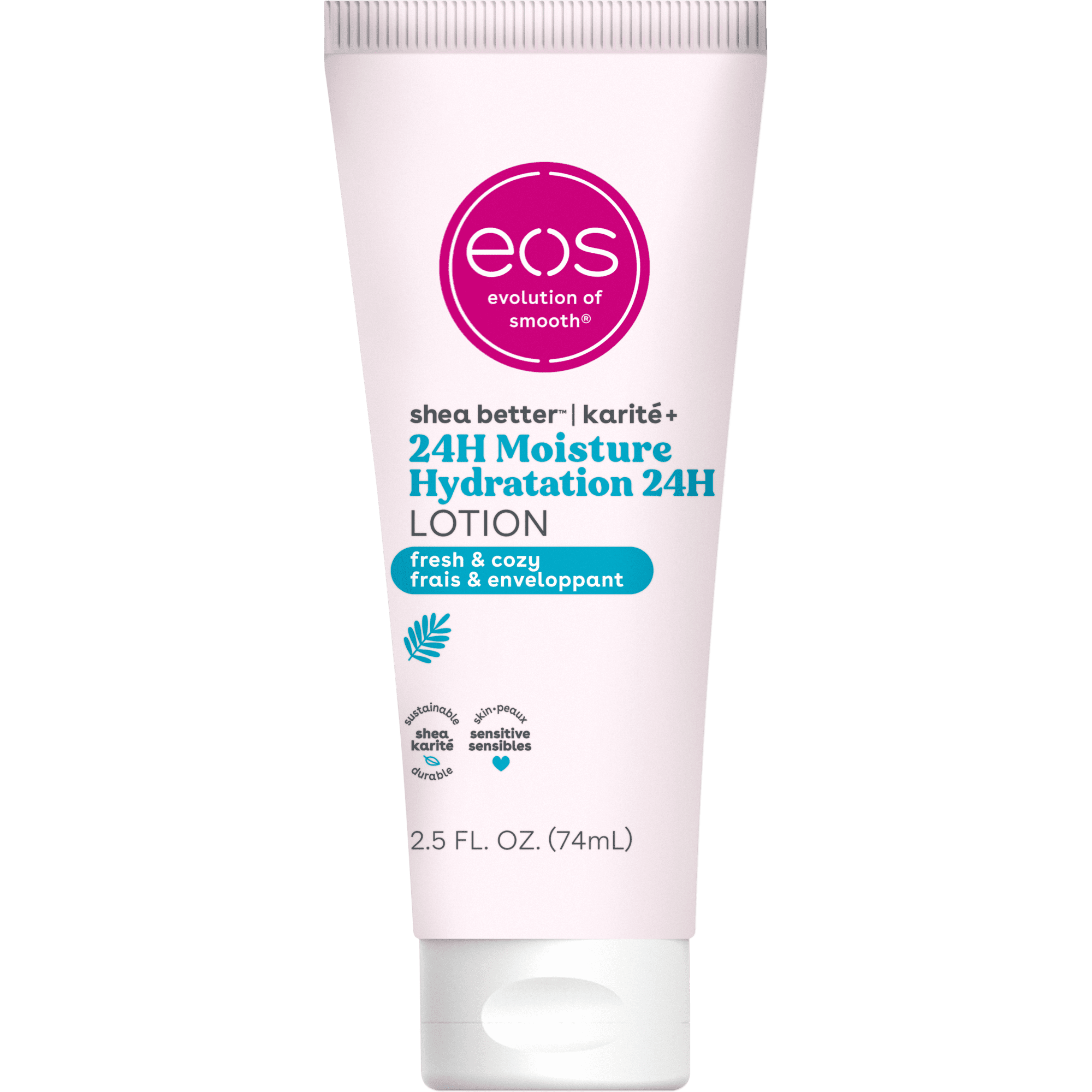 (24 pack) eos Body Lotion Mini - Fresh and Cozy - 2.5 fl oz