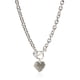 thumbnail image 1 of GUESS Collar con colgante con logo de palanca para mujer, plateado, talla única, 1 of 3