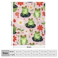 thumbnail image 4 of FUMJ Frog Strawberry Blanket Gifts for Frog Strawberry Lover for Kid,Frog Strawberry Fannel Throw Blanket Super Soft Throws Blanket for Bed Couch Sofa, 4 of 6