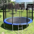 thumbnail image 3 of Colchoneta protectora para trampolín Almohadilla de seguridad para trampolín Cubierta protectora de resorte redonda Resistente al agua, 3 of 5