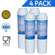 Icepure RWF0900A 4PACK Refrigerator Water Filter Compatible with Maytag UKF8001,WHIRLPOOL 4396395,EveryDrop EDR4RXD1,Filter 4