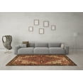 thumbnail image 3 of Ahgly Company Indoor Round Persian Brown Traditional Area Rugs, 3' Round, 3 of 4