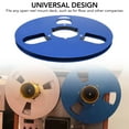 thumbnail image 3 of Pro Empty Reel, 1/4 7 Inch 4 Color Selection Aluminum Alloy Reel Tape, 3 Hole Opening Machine Part Tape Takeup Reel for, 3 of 8