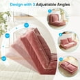 thumbnail image 3 of ijuicy Lazy Sofa Bed, Human Sized Dog Bed, Foldable Floor Sofa Chair for Living Room (Twin, Pink), 3 of 7