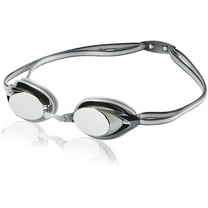 Speedo Jr Vanquisher 2.0 Mirrored Swim Goggles, Silver, 1SZ