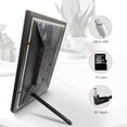 thumbnail image 5 of Frameo 10.1 inch Wood Digital Picture Frame 1280*800 IPS Touch Screen  Auto-Rotate Electronic Photo Frame,  Gift for Christmas(with Micro 32G TF Card), 5 of 8