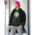 thumbnail image 2 of Love Myself Daisy Garland Hoodie Women -Image by Shutterstock, Female Small, 2 of 4