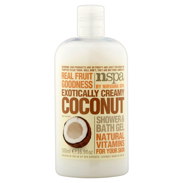 NSPA Exotically Creamy Coconut Shower & Bath Gel, 16.9 fl oz