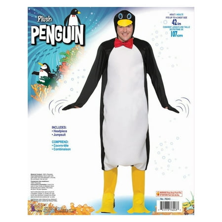 Halloween Plush Penguin Adult Costume