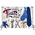 thumbnail image 4 of 7x5FT Happy Father's Day Background Tie Fixing Tools Best Dad Father's Day Party Banner Family Festival Photo Supplies, 4 of 5