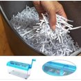 thumbnail image 3 of Plastic Manual Clear Paper Shredder A4 Cutting Machine for Office (Blue), 3 of 5
