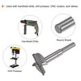 thumbnail image 6 of Uxcell Forstner Drill Bit 38mm (1-1/2") Tungsten Carbide Wood Hinge Drill Bit Woodworking, 6 of 6