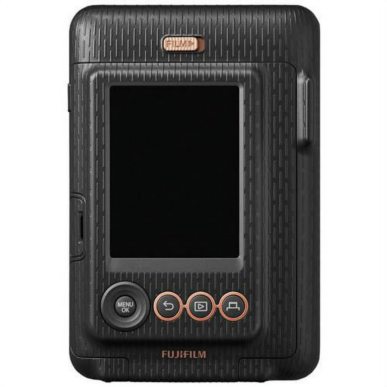Fujifilm Instax Hybrid Mini LiPlay Instant Camera, Elegant Black 16631813