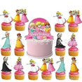 thumbnail image 4 of Decoración para fiesta de cumpleaños de la Princesa Peach de Mario, baby shower, vajilla para niños y niñas, fondo con globos, adornos para tartas, 4 of 5