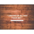 thumbnail image 2 of ArtsyQuotes 24x19 Black Ornate Wood Framed with Double Matting Museum Art Print Titled - Alfred Lord Tennyson Quote: I am Part of All, 2 of 4