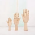 thumbnail image 4 of Clearance! Wooden Hand Figurines Rotatable Joint Hand Model Drawing Sketch Mannequin Miniatures Home Office Desktop Room ​DIY Ornaments, 4 of 6