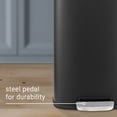 thumbnail image 5 of happimess Curtis 8-Gallon Step-Open Trash Can, Charcoal Black, HPM1011B, 5 of 10