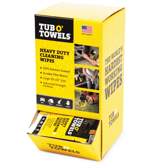 Tub O' Towels Tub O' Towels Single Pack Gravity Feed, 100 in a box