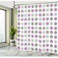 thumbnail image 4 of Ambesonne Geometric Shower Curtain, European Retro Polka Dots, 69"Wx70"L, Pale Purple, 4 of 4
