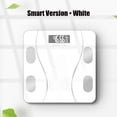 thumbnail image 6 of COWIN Smart Digital Body Fat Scale Rechargeable Bluetooth Connection Electronic Bathroom Scale Personal Bathroom Scale 180kg Capacity Minimalist Design White Edition, White, 6 of 8