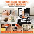 thumbnail image 6 of VEVOR Carpet Trimmer with Shearing Guide, 200W Electric Speed Adjustable Rug Carver, Wooden Handle Carpet Carving Clippers, Tufting Shears with 2 Blades, for Handmade Rug Cleaning and Tufted Rug, 6 of 8