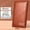 Brown, variant on ajkijo Leather Checkbook Organizer with Magnetic Closure, Multiple Storage Slots for Bank Deposits, Receipts, and Financial Documents Red