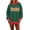 Dark Green#80902BB, variant on Polka Dot Mock Turtleneck Sweatshirt Women Boo Graphic Long Sleeve Womens Oversized Sweatshirt Drop Shoulder Lightweight Cozy Soft Fall Y2k Sweaters for Women