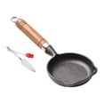 thumbnail image 2 of Sartén Kitchenfry, utensilios de cocina con mango antiescaldaduras, sartenes redondas con cepillo de aceite, sartén para huevos para casa rodante,, 2 of 8