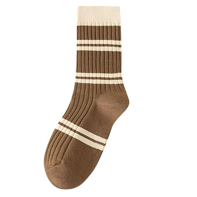 LckLvx Ruffle Socks for Women Cute Frilly Knit Socks with Bow Solid Color Casual Mid Calf Socks